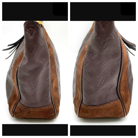 Louis Vuitton Audacieuse Empreinte Brown Leather and Suede Bag PM  Shoulder Bag - Picture 9 of 17